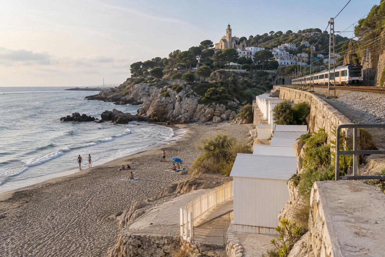 Garraf Beaches by Train: Garraf or Castelldefels?
